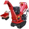 GeoTech Pro BMS155 BSE - Biotrituratore su motocarriola GeoPorter 330D B&S semovente a cingoli 6 rulli - Motore B&S XR2100