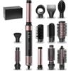 Cecotec Spazzola Aria Calda Modellatore Lisciatore - 12 Testine - Tecnologia Coanda CeramicCare 12in1 AirGlisse Black. 1400W, Motore Digitale, 3 Temperature