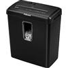 Fellowes Distruggi documenti a frammento FS-6C, 6 fogli, per casa e piccolo ufficio, uso personale, cestino da 15 litri, distruggidocumenti nero [ESCLUSIVA AMAZON]