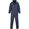Portwest S452 Tuta da lavoro Polsino Interno Elasticizzato Cuciture Saldate | Blu navy, L, EN 343 Classe 4:1, Aperture di Accesso Laterali, Orlo Regolabile con Bottoni, Doppia Patta Antivento, Poliestere