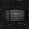 neoro n50 StyleBox set per igiene orale per mobile a partire da La: 80 cm (scomparto estraibile alto), BN080.Set3, n50 nero opaco/rovere nero [Mobili da Bagno > Accessori per Mobili da Bagno]