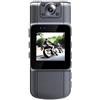 Alanmoship Videocamera HD 1080P Smart Camera Outdoor Ciclismo Registratore, Con Obiettivo Rotante 180°, Connettività WiFi, Durata della Batteria 7 Ore, Schermo a Colori 1.54 Pollici, Per Attività