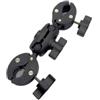 Generico Clip supporto fotocamera a doppio morsetto, compatibile con Go Pro | Supporto a granchio per manubrio e asta per Hero Insta360 DJI Action(Short Size)