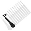 VILLFUL 1 Set Kit Pulizia per Dispositivi Elettronici Spazzola Portatile e Riutilizzabile per Caricatore Telefono e Tastiera Laptop Manutenzione Facile e Smartphone e Computer