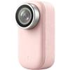 Risveglio 4K Action Camera Grandangolare Impermeabile per Mini Sport Cam 22x13x6cm | Action Camera 4K impermeabile con grandangolo - per mini sport cam 22 x 13 x 6 cm per vlogging viaggio 3 colori (rosa)