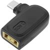 eMagTech Adattatore da USB C a Slim Tip 100 W PD Slim Tip a Adattatore di ricarica di tipo C quadrato femmina a connettore USB C maschio compatibile con Lenovo
