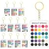 Generic Portachiavi portatile in acrilico per carte stagionali | Set di 12 palette di colori estivi delicati per amanti della moda, abbigliamento e progetti artistici