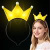 LQTSLFM LED Corona Lampeggiante Cerchietto, Accessorio Capelli Coroncine Luminoso | Coroncine Luminose Cerchietto, LED Corona Lampeggiante Luminoso, per Halloween Festa di Carnevale, Musica Concerto