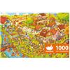 MOMIBOOK Puzzle per adulti 1000 pezzi puzzle di zucca battaglia Nuovo, Immagine pittorica difficile impegnativo difficile difficile puzzle impossibile, giocattoli divertenti e giochi Natale Halloween