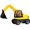 LENA - 01621 Truckies Escavatore per 2+ Anni Bambini, Giallo/Nero