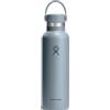 Hydro Flask - Standard Flex Cap 621 ml (21 oz) Bottle | Acciaio inox, a prova di perdite, compatibile con portabicchieri - Freddo 24 ore, caldo 12 ore - Shale Gray