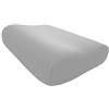 Edda Lux Federa adatta al Tempur Original cuscino S, M, L e XL, 50 x 31 cm, in morbido jersey di 100% cotone per guanciali da collo, Platino