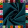 Die Stofftante Tessuto di cotone HEIDE, Swafing, 42 colori uni, tinta unita, 100% cotone, coupon, Oeko-TEX Standard 100 (verde petrolio 749, 2 m)