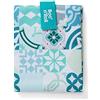 Roll'Eat ® - Boc'n'Roll Patchwork | Borsa Porta Panini, Sacchetto Riutilizzabile ed Ecologico senza BPA, Verde