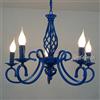 OOVOV Lampadari da ristorante in metallo da 5 teste Lampade a sospensione mediterranee del soggiorno