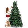 BAKAJI Albero di Natale Super Folto con Base a Croce in Metallo Pieghevole di Altissima Qualità, Montaggio Facile con Rami Foltissimi (Verde Canada, 240 cm)