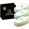 Gourmet Easy Spugne di Ricambio 3 Strati, Confezione da 3 | Non graffianti, robuste, elevata potenza di pulizia, ideali per lavello, pentole e padelle.