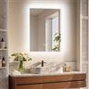 LUVODI Specchio Bagno LED 60x80 cm, Antiappannamento, Dimmerabile, 3 Colori | Specchio bagno LED 60x80 cm con 3 colori, dimmerabile 20-100%, antiappannamento, memoria e controllo touch