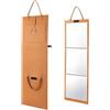 Jvjggag Specchio a figura , da appendere, pieghevole, infrangibile | Specchio acrilico per dormitorio da 107 x 28 cm, per scrivania, scrivania, viaggio, dormitorio, danza, trucco