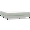 IKAYAA Struttura Letto Matrimoniale 180x220 Rete Matrimoniale con Doghe in Legno per Adulti, Bambini e Teenager, Altezza 25 cm -Grigio chiaro-180 x 220 cm/25 cm