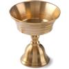 UncleS Burro Portalampada Ottone Tazza Tealight Titolare Tibetano Olio Lampada Buddista Altari Forniture Candeliere Tavolo Decori Tavolo Da Pranzo Ornamento