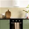 Alwayspon Adesivo per piastrelle, 20 cm, linea marrone chiaro, autoadesivo, per bagno, cucina, paraspruzzi, in vinile, per pavimenti e pareti