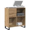 vidaXL Armadio per Dischi Rovere Artigianale 84,5x38x89 cm Legno ingegnerizzato