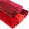 TOAOB THE ONE AND ONLY BABY TOAOB 400 Pezzi Scovolini per Lavoretti Series Rosso Pipe Cleaner | per Artigianato, Decorazion Fai da Te, Decorativi, Arte