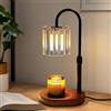 seenlast Lampada Scalda Candela, Candle Warmer Lamp con timer e dimmer, Lampade Candela Elettrica, Lampada per candele vintage per candele profumate in vetro, Casa, Camera da letto, Decorazione