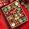 Alupssuc 82PC Palline di Natale, Incassabili Rosse Verdi Dorate Decorazioni | Plastica Resistente, Palle 3-13 cm con Laccetti Pronti, Addobbi per Albero/Ghirlanda/Festa