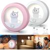 Vaileal Luce Notturna Bambini - 2 Pezzi Lampada Notturna USB Ricaricabile LED, Luce Notturna con Sensore di Movimento con 3 Modalità (Auto/ON/OFF) per Parete, Camera da Letto, Armadio, Scale, Corridoio