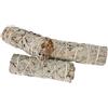 REHMAN JIBRAN UR Salvia Bianca per Purificazione Casa - Set da 3 Incensi Smudge Stick Naturali per Rituali, Meditazione e Aromaterapia - Pack di 3 Mazzetti di Salvia Bianca