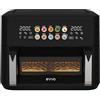 EVVO Tasty Fryer Advance DUO 10L Friggitrice ad Aria Senza Olio con Divisore 2x5L, Doppia Resistenza, Air Fryer Multifunzionale con Ricette