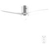Cecotec Ventilatore da Soffitto con Luce e Telecomando da 132cm EnergySilence Aero 5600 Classic Iron&White. Motore DC 40W, 3 Pale, Luce LED, Timer, 6 Velocità, Modo Winter/Summer, Il Tuo Massimo Relax