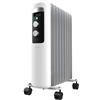 Cecotec Radiatore Ad Olio 9 Moduli Readywarm 950 Space White. 2000W, Riscalda Fino A 20M². Termostato Regolabile, Tecnologia Warmspace, Facile Trasporto Con Easygo. Ideale Per Piccoli Ambienti.