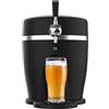 Cecotec BeerFlow 5000 - Dispenser per birra da 60 W, gamma di temperatura controllata da 3 a 6 °C, compatibile con fusti universali pressurizzati, 5 l, indicatore temperatura LED, maniglia per il
