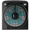 Cecotec EnergySilence 6000 PowerBox Ventilatore da pavimento. 50 W, 5 Lame da 30 cm di diametro, 3 Velocità, Motore in Rame (Nero)