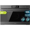 Cecotec Forno Integrato 133L Bolero Hexa S609000 Opaco TFT A+, 3800W | Touch Screen 6,8", 11 Funzioni, Friggitrice Ad Aria, Vapore, Pietra per Pizza XXL, 5 Posizioni del Vassoio
