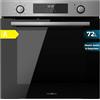 Cecotec Forno Integrabile 60 cm Bolero Hexa M226000 Inox A. 2800 W, 72 L di capacità, 7 funzioni, modalità griglia, fan assisted grill, modalità convezione, Defrost, Steam Base X2, Steam EasyClean,