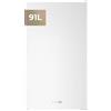 EVVO Frigorifero Mini F24, 91 l, Bianco, Basso Consumo 85 kWh/anno, scomparto congelatore, altezza 83 cm, ideale per studi, uffici e seconde case