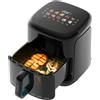 Cecotec Friggitrice ad aria da 6,5 l, affumicatore Cecofry&Grill | 2200 W, friggitrice ad aria, grill e piastra, doppia resistenza, finestra di visualizzazione, 10 menù, temperatura regolabile