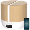 Cecotec Diffusore di aromi PureAroma 550 Connected White Woody. Capacità 500 ml, display LED, altoparlante, controllo Bluetooth, app, timer 12h, 3 modalità operative, copertura 30m2, V1705241