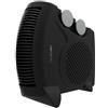 Cecotec Termoventilatore ReadyWarm 2000 Max Dual Black. 2000 W, 3 Modalità di Funzionamento (Cool/Warm/Hot), Leggero, Termostato Regolabile, Silenzioso, Sicurezza da Surriscaldamento