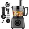 Cecotec Processore di alimenti Paprika 1300 Full, 2000W di Potenza, Acciaio Inossidabile, 2 Velocità, 3 Dischi da Taglio, Include Ciotola da 3,5 L, Caraffa da 1,8 e Spremiagrumi