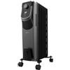 Cecotec Radiatore elettrico a olio ReadyWarm 7000 Space 360 Black. 7 Moduli, Basso Consumo, 1500 W, 3 Livelli, Raccoglitori, Tecnologia 360, Sistema di Sicurezza, 18 m2