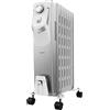 Cecotec Radiatore olio elettrico ReadyWarm 7000 Space 360, 7 moduli, consumo energetico, 1500 W, 3 livelli, avvolgicavo, tecnologia 360, sistema di sicurezza, 18 m2 05886