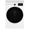 Beko - BWT584BF -Lavatrice filtro microplastiche, 8kg, Cl A, 1400 giri, motore inverter, Display touch, oblò nero, funzione a vapore SteamCure™, vasca in plastica PET riciclata, Bluetooth