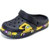 GULAKY Zoccoli per bambini, pantofole per bambini, sandali per ragazze, scarpe da giardino, strisce LED