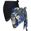 Gosunny 2 pezzi donna spiaggia wrap sarong Sheer bikini costume da bagno cover ups per costumi da bagno