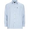 WALKER AND HAWKES - Camicia da Uomo Verde a Quadri, Facile da Stirare, Modello Murton Country Plain, Elegante e Senza Cuciture.